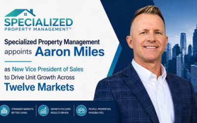 Specialized Property Management appoints Aaron Miles as New Vice President of Sales to Drive Unit Growth Across Twelve Markets